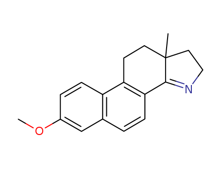 28901-18-0,7-methoxy-11a-methyl-9b,10,11,11a-tetrahydro-1H-naphtho[1,2-g]indole,15-Aza-13x-estra-1,3,5,7,9,14-hexaene,3-methoxy- (8CI); 1,10,11,11a-Tetrahydro-7-methoxy-11a-methyl-2H-naphth[1,2-g]indole