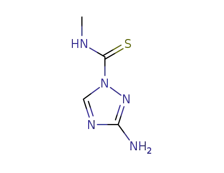 Molecular Structure of 89603-53-2 (3-amino-N-methyl-1H-1,2,4-triazole-1-carbothioamide)