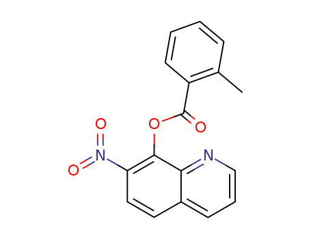 29007-01-0,o-Toluic acid 7-nitro-8-quinolyl ester,o-Toluicacid, 7-nitro-8-quinolyl ester (8CI); 8-Quinolinol, 7-nitro-, o-toluate (ester)(8CI)