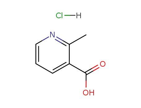 Molecular Structure of 21636-09-9 (2-METHYLNICOTINIC ACID HYDROCHLORIDE)