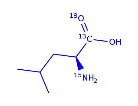Molecular Structure of 287484-39-3 (D-Leucine-15N)