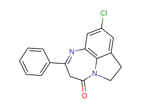 28740-98-9,9-chloro-2-phenyl-6,7-dihydro[1,4]diazepino[3,2,1-hi]indol-4(3H)-one,9-Chloro-1,2-dihydro-6-phenylpyrrolo[1,2,3-ef][1,5]benzodiazepin-4(5H)-one