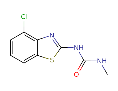 Urea,N-(4-chloro-2-benzothiazolyl)-N'-methyl-