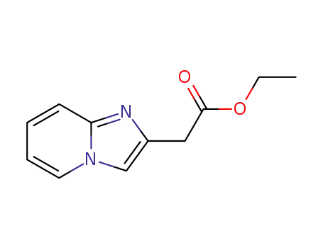 Molecular Structure of 21755-34-0 (Imidazo[1,2-a]pyridine-2-acetic acid ethyl ester)
