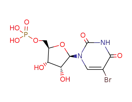 Molecular Structure of 2149-79-3 (5-bromouridine-5'-monophosphate)