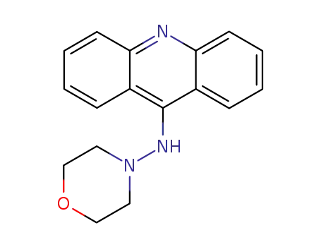 Molecular Structure of 28846-41-5 (N-morpholin-4-ylacridin-9-amine)