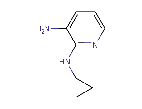 Molecular Structure of 290313-23-4 (N2-CYCLOPROPYL-2,3-PYRIDINEDIAMINE)