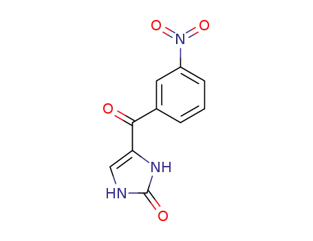 Molecular Structure of 21472-30-0 (1,3-dihydro-4-(3-nitrobenzoyl)-2H-Imidazol-2-one)