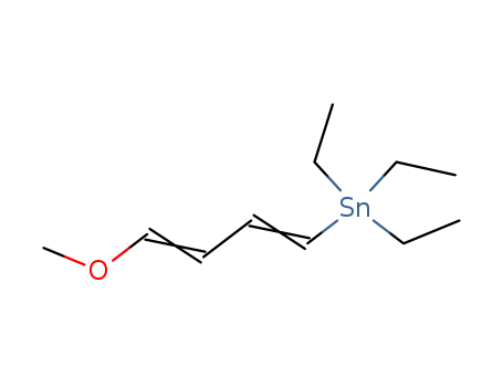 Molecular Structure of 21504-35-8 (triethyl(4-methoxybuta-1,3-dien-1-yl)stannane)