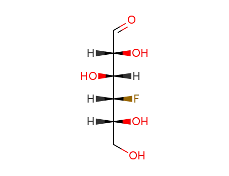 Molecular Structure of 29218-07-3 (4-FLUORO-4-DEOXY-D-GLUCOPYRANOSE)