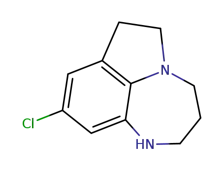 9-Chloro-1,2,3,4,6,7-hexahydropyrrolo[1,2,3-ef]-1,5-benzodiazepine