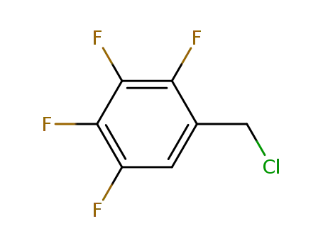Molecular Structure of 21622-18-4 (1-CHLOROMETHYL-2,3,4,5-TETRAFLUORO-BENZENE)