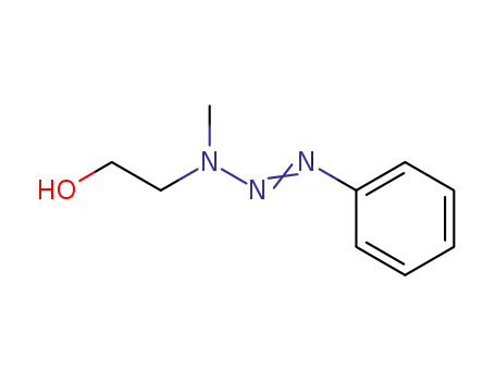 Molecular Structure of 21600-45-3 (1-PHENYL-3-METHYL-3-(2-HYDROXY-ETHYL)TRIAZENE)