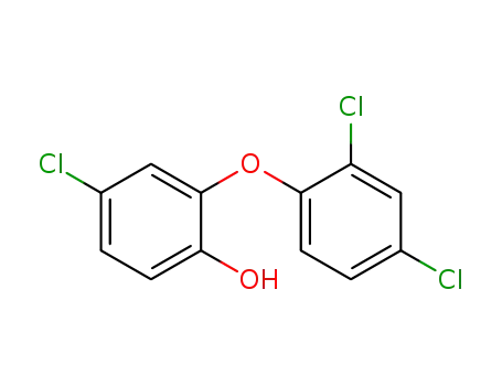 Molecular Structure of 29098-85-9 (4-chloro-2-(2,4-dichlorophenoxy)phenol)