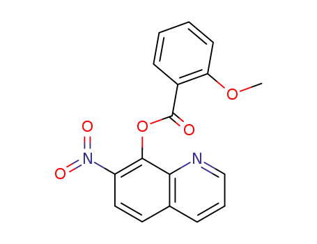 Molecular Structure of 29007-18-9 (7-nitroquinolin-8-yl 2-methoxybenzoate)
