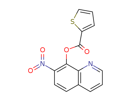 29007-35-0,7-nitroquinolin-8-yl thiophene-2-carboxylate,2-Thiophenecarboxylicacid, 7-nitro-8-quinolyl ester (8CI); 8-Quinolinol, 7-nitro-,2-thiophenecarboxylate (ester) (8CI)