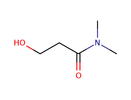 Molecular Structure of 29164-29-2 (3-HYDROXY-N,N-DIMETHYL-PROPANAMIDE)