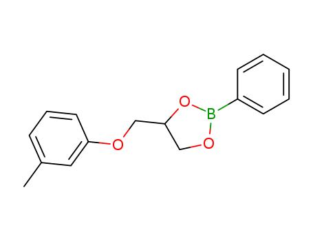 2170-21-0,4-[(3-methylphenoxy)methyl]-2-phenyl-1,3,2-dioxaborolane,Benzeneboronicacid, cyclic [(m-tolyloxy)methyl]ethylene ester (7CI,8CI)