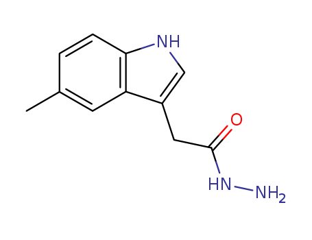 1H-Indole-3-aceticacid, 5-methyl-, hydrazide