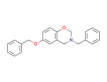 Molecular Structure of 2219-94-5 (3-benzyl-6-(benzyloxy)-3,4-dihydro-2H-1,3-benzoxazine)