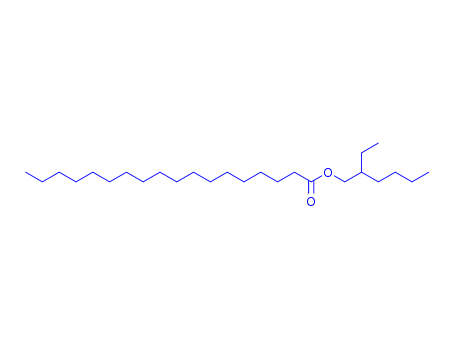 22047-49-0,2-ETHYLHEXYL STEARATE,Stearicacid, 2-ethylhexyl ester (6CI,8CI);2-Ethylhexyl stearate;Cetiol 868;CrodamolOS;Estol 1545;Exceparl EH-S;Octyl stearate;Pelemol OS;Stearic acid2-ethylhexanyl ester;Tegosoft OS;Wickenol 156;ethyl hexyl stearate;