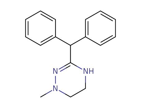 22201-89-4,3-(Diphenylmethyl)-1,4,5,6-tetrahydro-1-methyl-1,2,4-triazine,as-Triazine,3-(diphenylmethyl)-1,4,5,6-tetrahydro-1-methyl- (8CI)