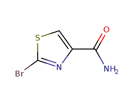 Molecular Structure of 848501-94-0 (2-BROMO-THIAZOLE-4-CARBOXAMIDE)