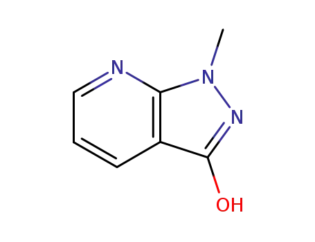 Molecular Structure of 2942-45-2 (1-METHYL-1H-PYRAZOLO[3,4-B]PYRIDIN-3-OL)