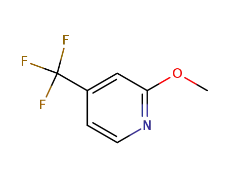 Molecular Structure of 219715-34-1 (2-Methoxy-4-trifluoromethyl-pyridine)