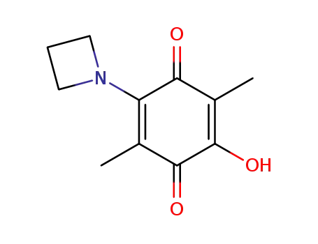 p-Benzoquinone, 2-(1-azetidinyl)-5-hydroxy-3,6-dimethyl- (8CI)