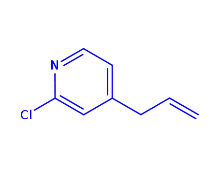 Molecular Structure of 219727-28-3 (4-Allyl-2-chloropyridine)