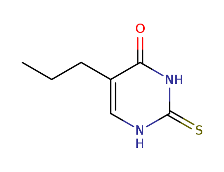 4(1H)-Pyrimidinone,2,3-dihydro-5-propyl-2-thioxo-(2954-52-1)