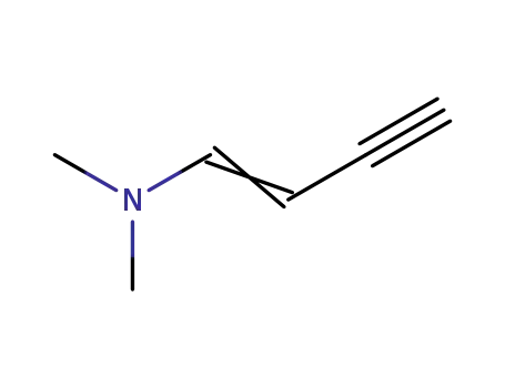 Molecular Structure of 2206-24-8 ((1E)-N,N-dimethylbut-1-en-3-yn-1-amine)