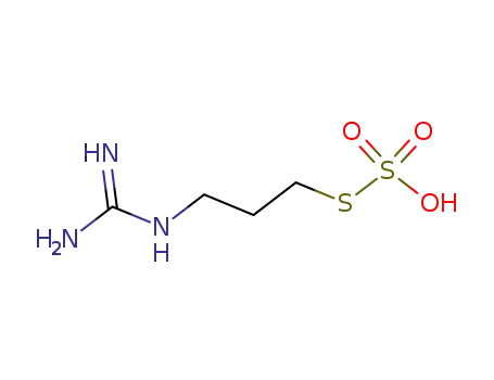 Propanethiol, 3-guanidino-, hydrogen sulfate (ester)