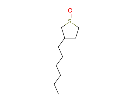 Molecular Structure of 29711-02-2 (3-hexyltetrahydrothiophene 1-oxide)