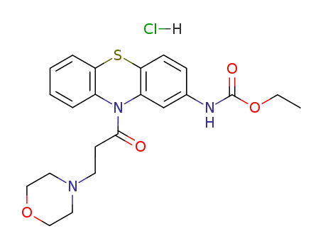 Molecular Structure of 29560-58-5 (MORACIZINE HYDROCHLORIDE)