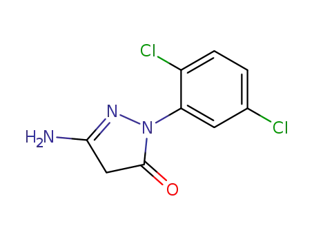 Molecular Structure of 22123-20-2 (1-(2,5-Dichlorophenyl)-3-amino-5-pyrazolone)