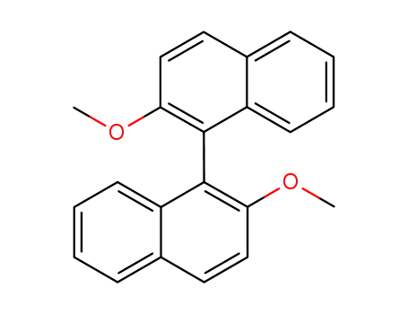 Molecular Structure of 2960-93-2 ((R)-(+)-2,2'-DIMETHOXY-1,1'-BINAPHTHYL)