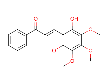 Molecular Structure of 219298-74-5 (2'-HYDROXY-3,4,5,6'-TETRAMETHOXYCHALCONE)