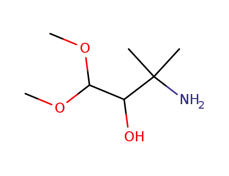 Molecular Structure of 221556-20-3 (2-Butanol,  3-amino-1,1-dimethoxy-3-methyl-)
