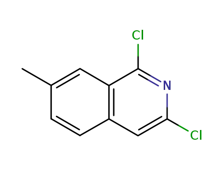 Molecular Structure of 21902-37-4 (1,3-Dichloro-7-methylisoquinoline)