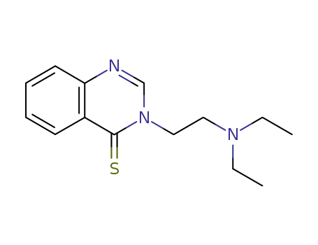 Molecular Structure of 22204-73-5 (3-[2-(diethylamino)ethyl]quinazoline-4(3H)-thione)