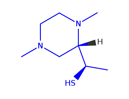 2-Piperazinemethanethiol,-alpha-,1,4-trimethyl-,(-alpha-R,2R)-rel-(9CI)
