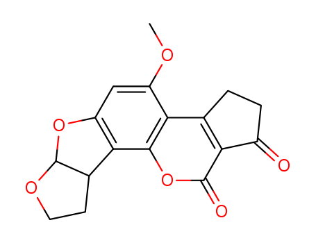 22040-96-6,aflatoxin B2,1-Cyclopentene-1-carboxylicacid, 5-oxo-2-(2,3,3a,8a-tetrahydro-4-hydroxy-6-methoxyfuro[2,3-b]benzofuran-5-yl)-,d-lactone (7CI)