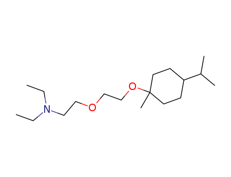 Ethanamine,N,N-diethyl-2-[2-[[1-methyl-4-(1-methylethyl)cyclohexyl]oxy]ethoxy]- cas  29621-63-4