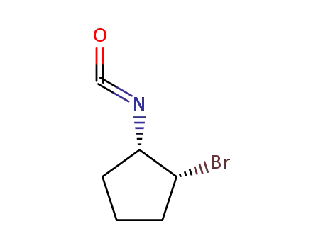 Molecular Structure of 31849-58-8 (Cyclopentane, 1-bromo-2-isocyanato-, cis- (9CI))