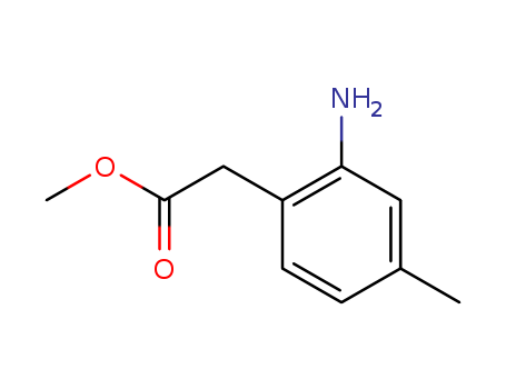 Benzeneacetic acid, 2-amino-4-methyl-, methyl ester
