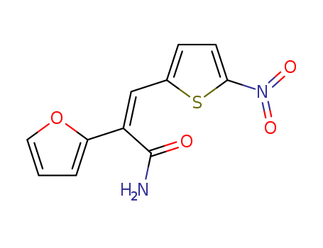 22168-29-2,3-(5-nitro-2-thienyl)-2-(2-furyl)acrylamide,2-Furanacetamide,a-(5-nitro-2-thenylidene)-, (Z)-(8CI)