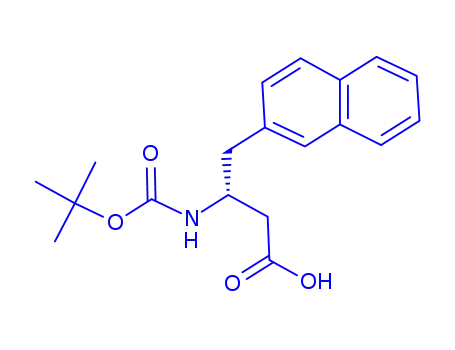 Molecular Structure of 219297-11-7 (Boc-(S)-3-amino-4-(2-naphthyl)-butyric acid)