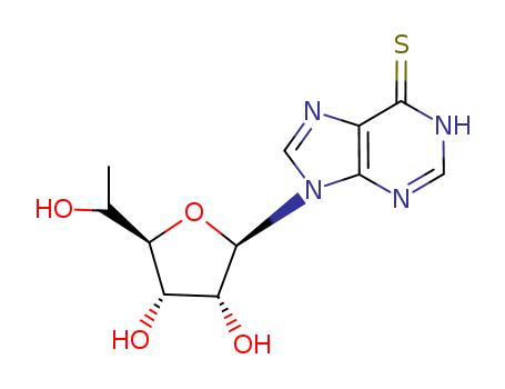 6H-Purine-6-thione,9-(6-deoxy-b-D-allofuranosyl)-1,9-dihydro- cas  2946-43-2